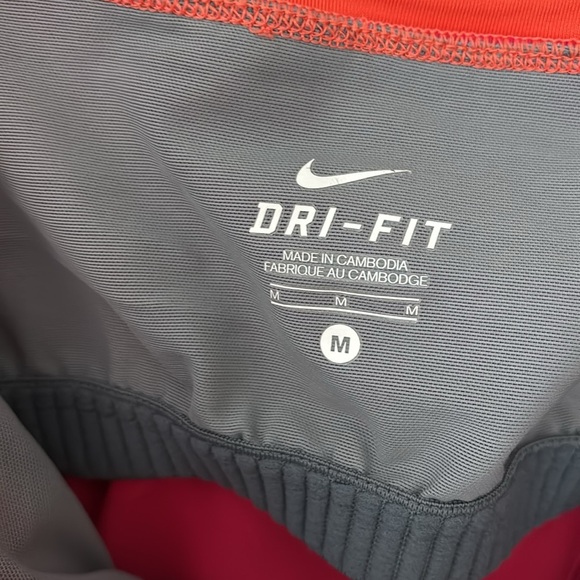 Women’s Nike Dri-Fit Tank, Pink/Orange, Medium - Picture 5 of 7